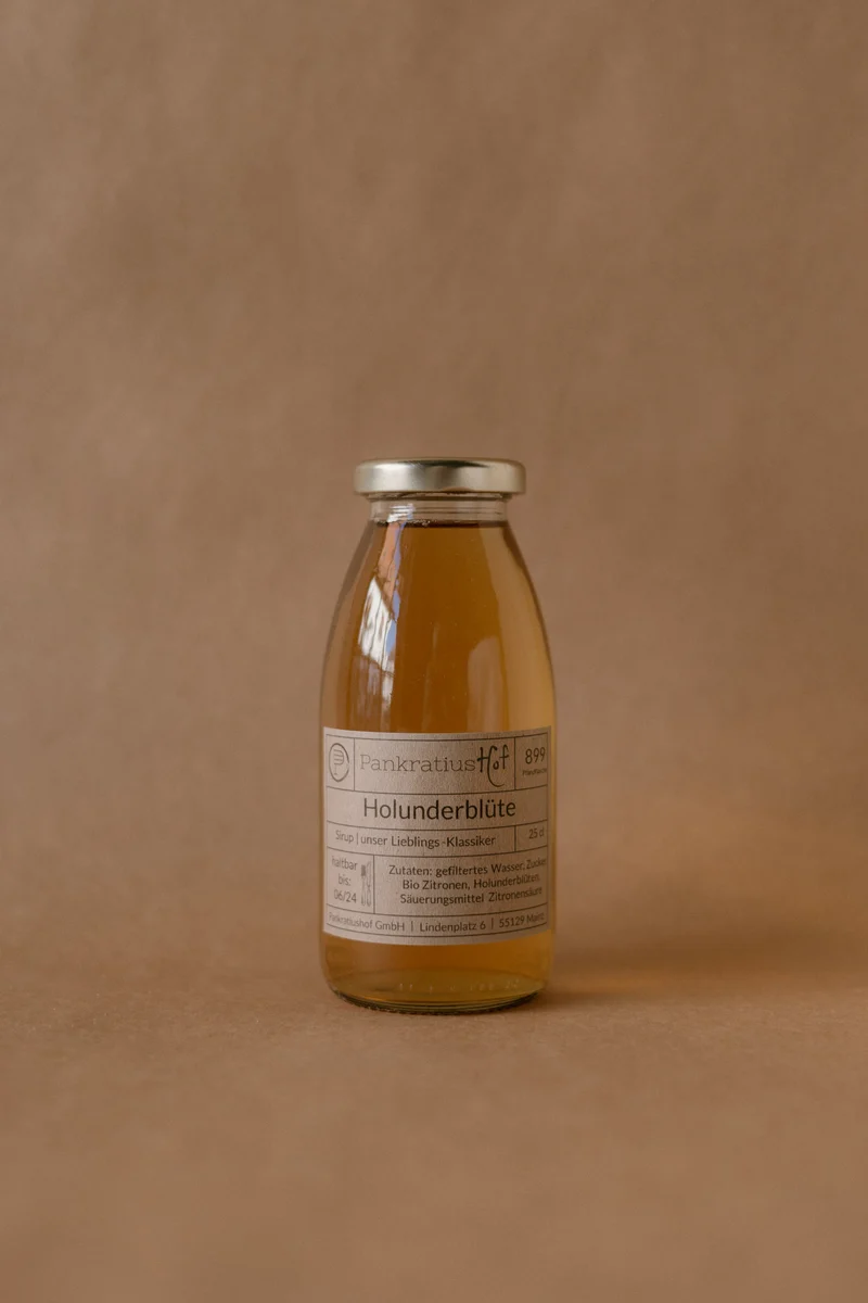 Holunderblütensirup
