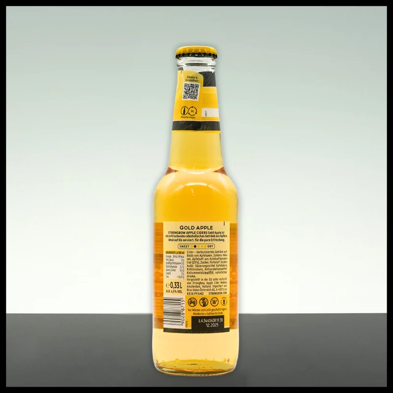 Strongbow Gold Apple Cider 0,33L - 4,5% Vol.