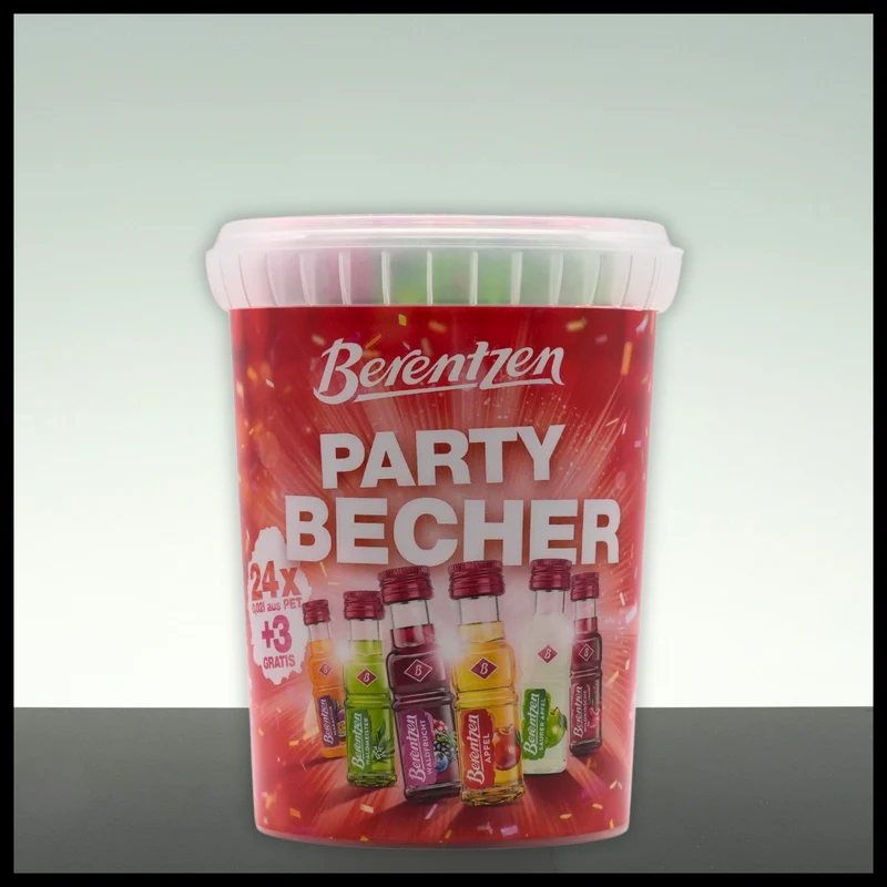 Berentzen Miniaturen Mix Partybecher 27x 0,02L - 16,33% Vol.