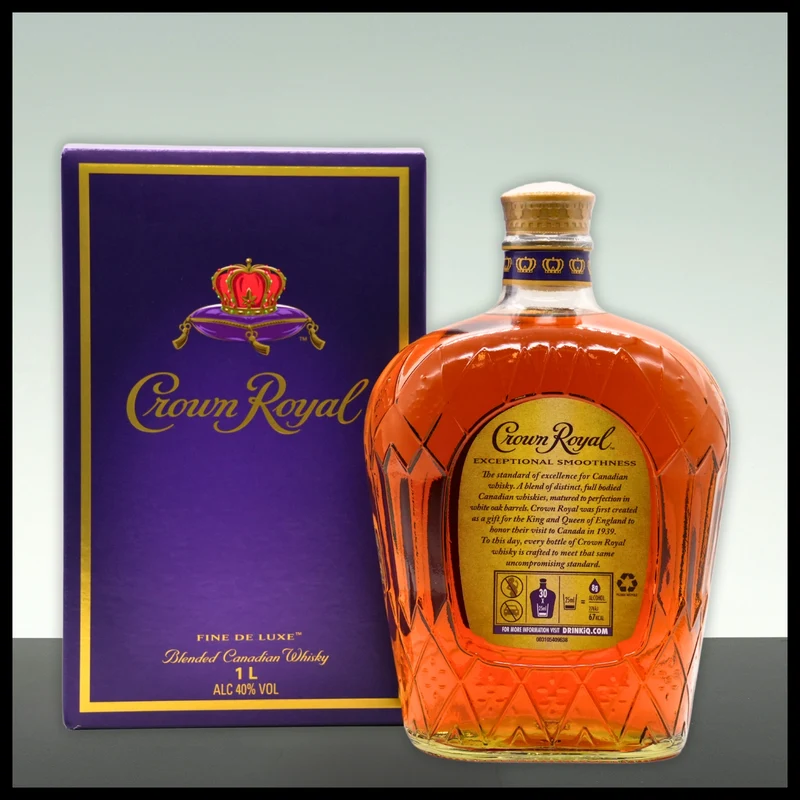 Crown Royal Blended Canadian Whisky 1L - 40% Vol.