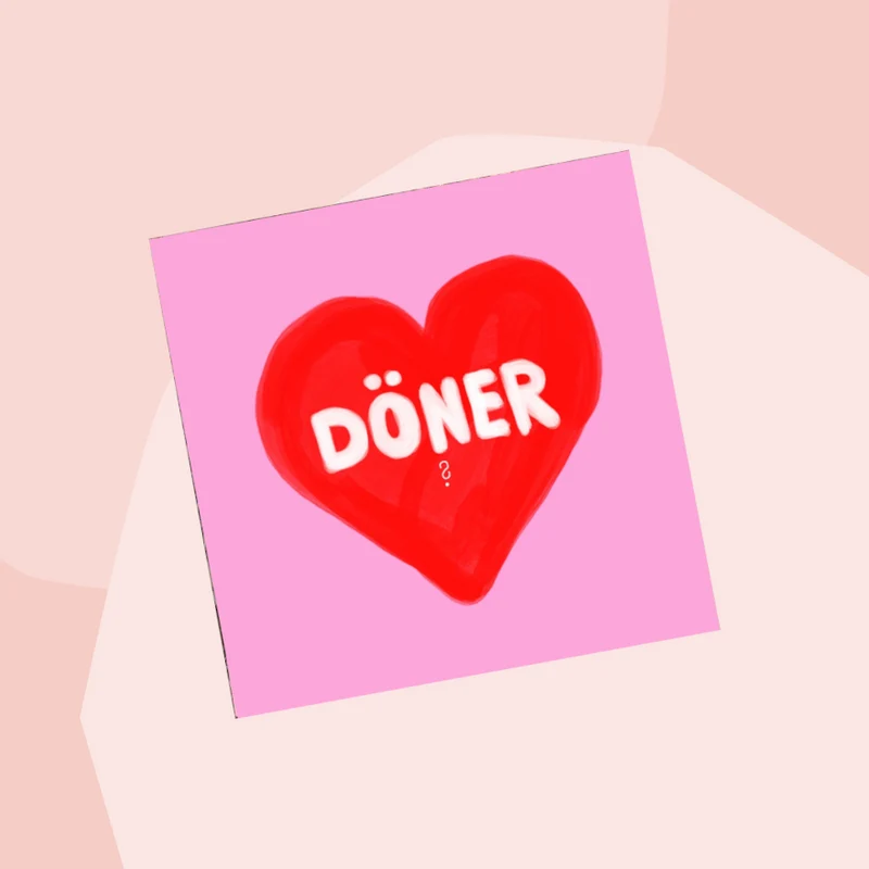 Postkarte: Döner?