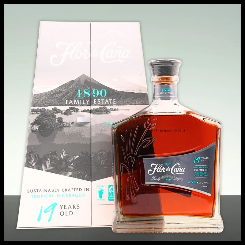 Flor de Cana 19 YO Rum 0,7L - 45% Vol.