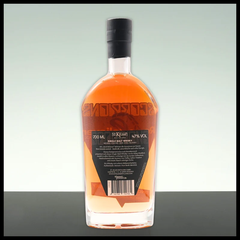 Scorpions ROCK BELIEVER Single Malt Whisky 0,7L - 47% Vol.