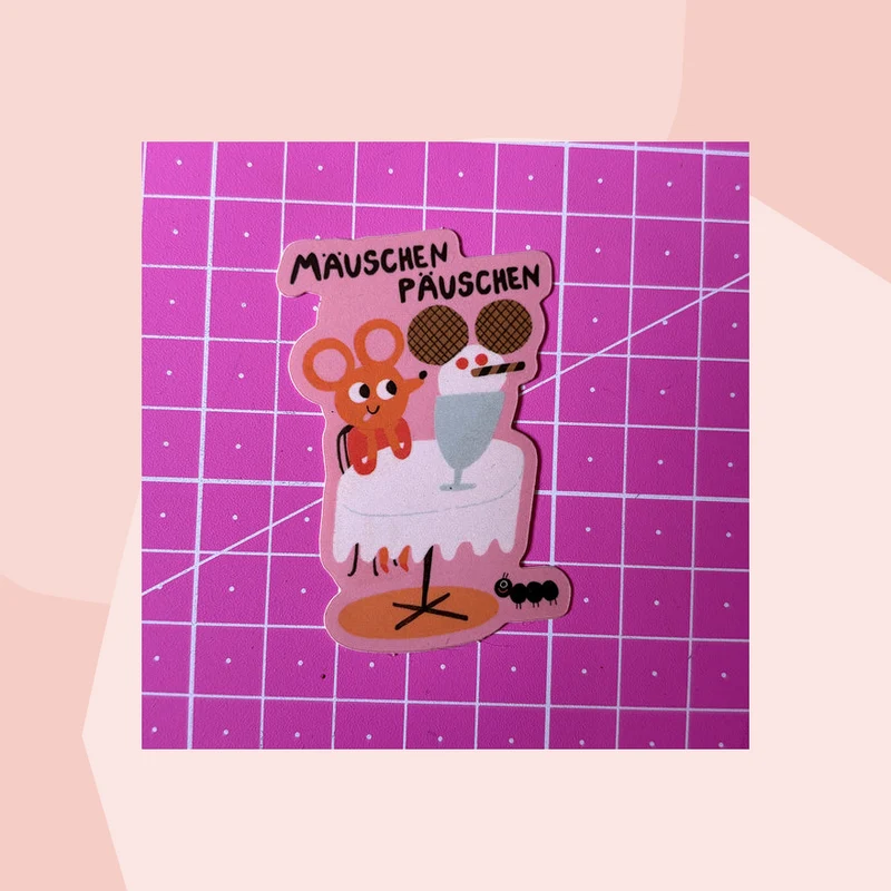 Sticker: Mäuschen Päuschen