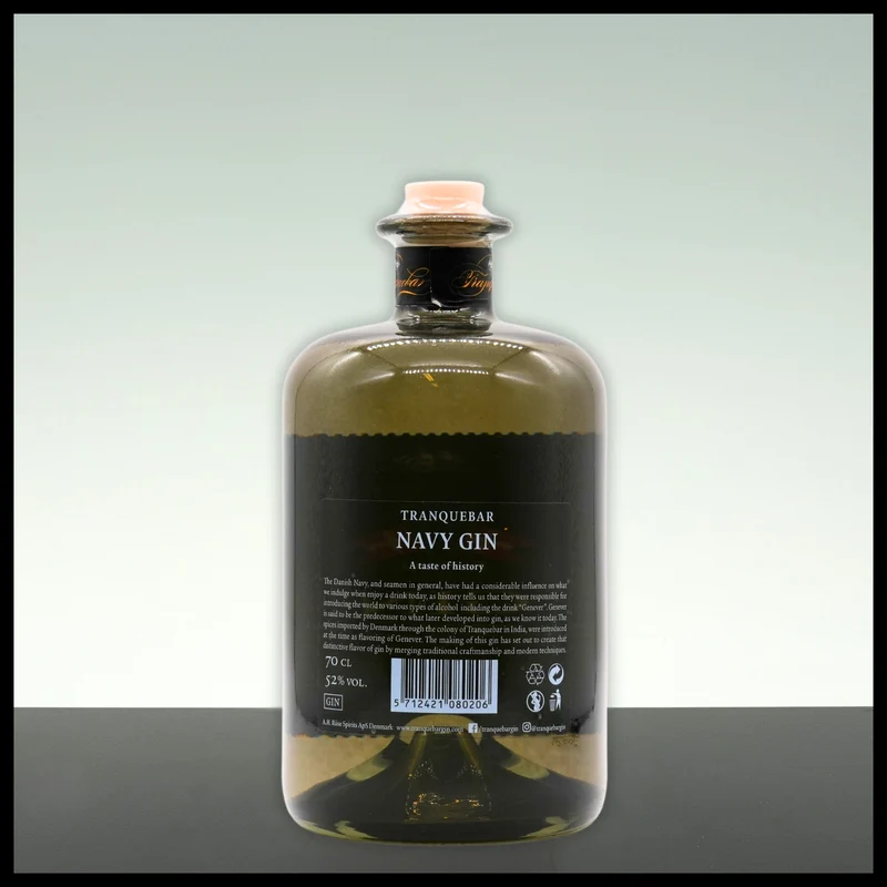 Tranquebar Royal Danish Navy Gin 0,7L - 52% Vol.