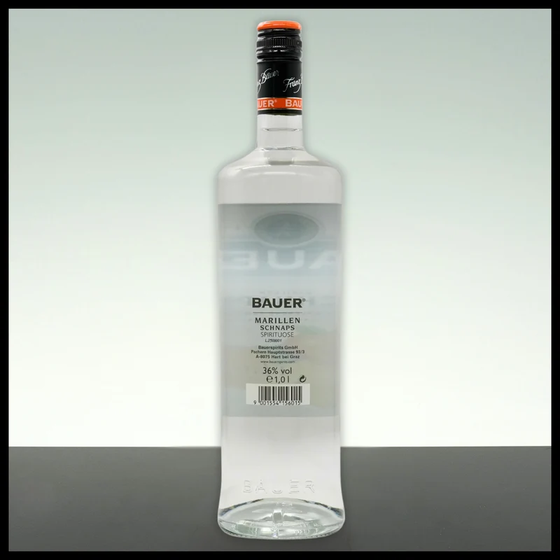 Bauer Marillen Schnaps 1L - 36% Vol.
