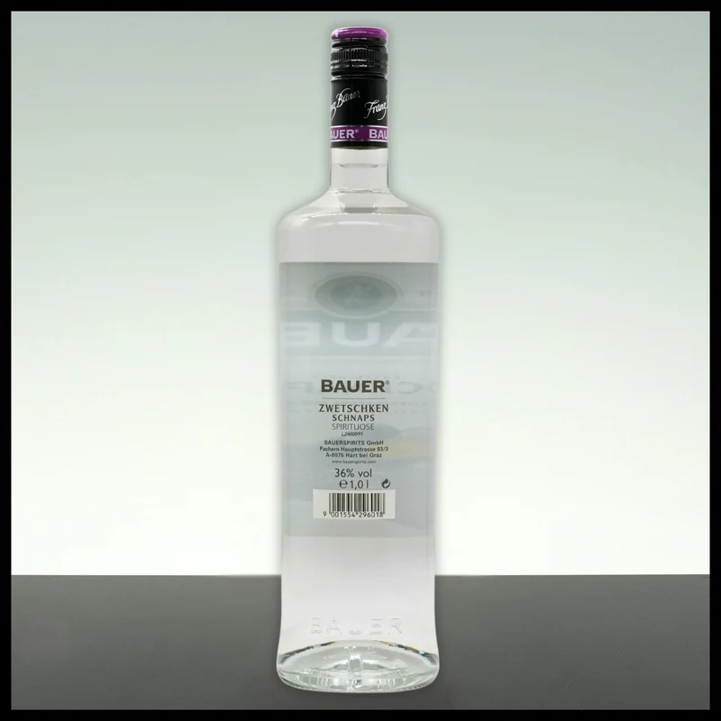 Bauer Zwetschken Schnaps 1L - 36% Vol.