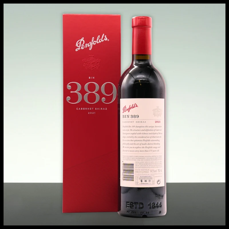 Penfolds BIN 389 Cabernet Shiraz 2021 0,75L - 14,5% Vol.