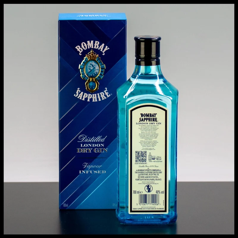 Bombay Sapphire London Dry Gin mit Geschenkdose 0,7L - 40% Vol.