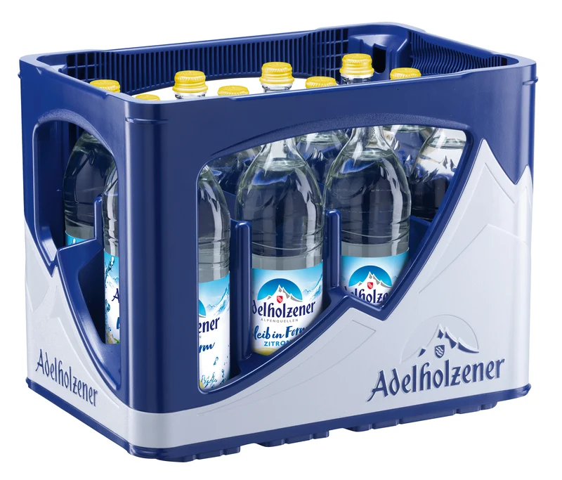 Adelholzener Bleib in Form Zitrone 0,75l Glas