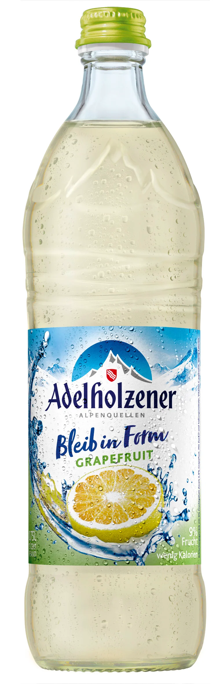 Adelholzener Bleib in Form Grapefruit 0,75l Glas