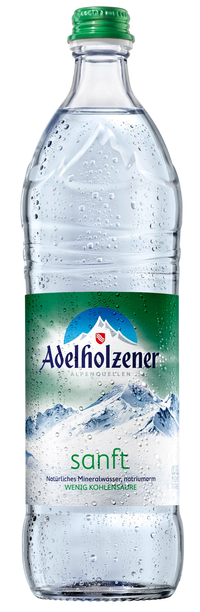 Adelholzener sanft 0,75l Glas