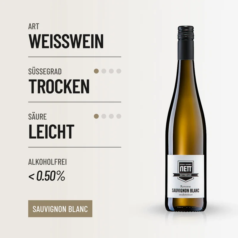 REVERSE SAUVIGNON BLANC: Trockener Sauvignon von Bergdolt-Nett