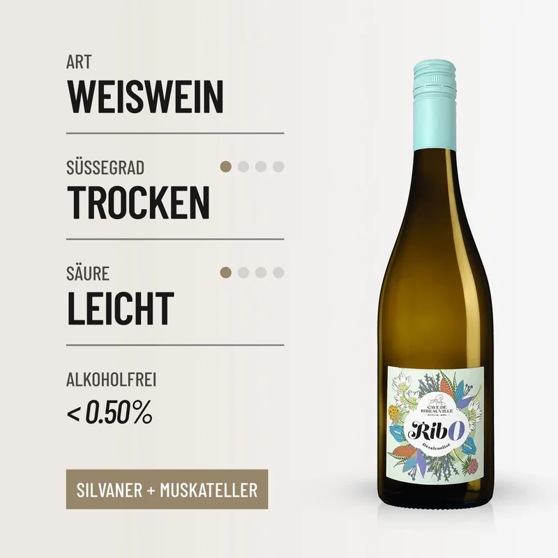 RIB0: Der erste alkoholfreie Weißwein der Cave de Ribeauvillé