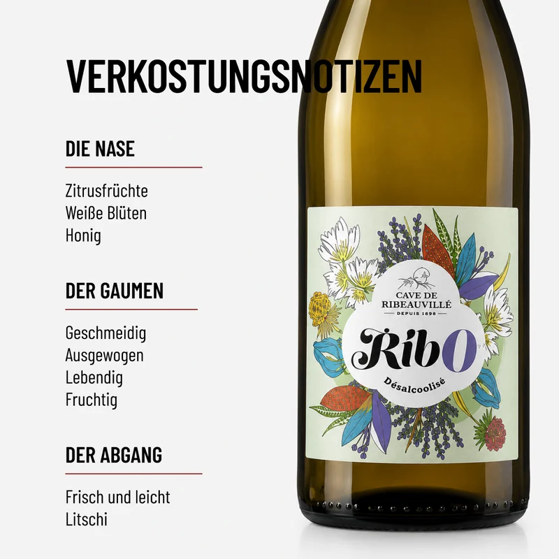 RIB0: Der erste alkoholfreie Weißwein der Cave de Ribeauvillé