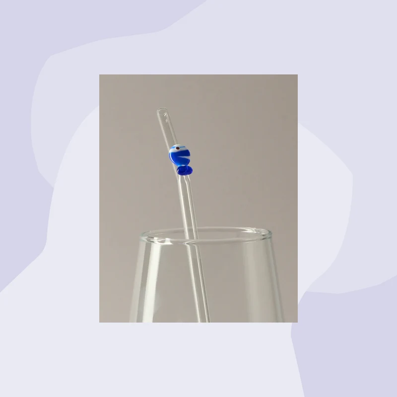 Murano Glas: Strohhalm aus Glas