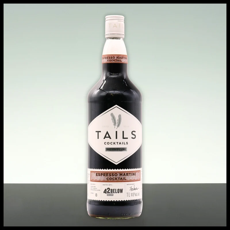 Tails Cocktails Espresso Martini Cocktail 1L - 14,9% Vol.