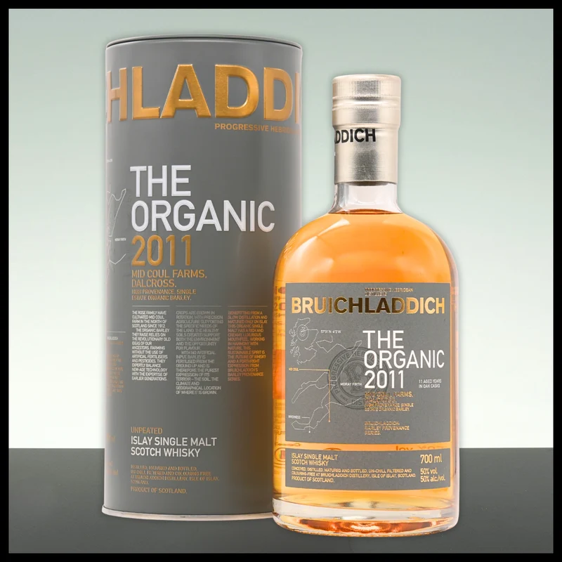 Bruichladdich THE ORGANIC 2011 Single Malt Whisky 0,7L - 50% Vol.