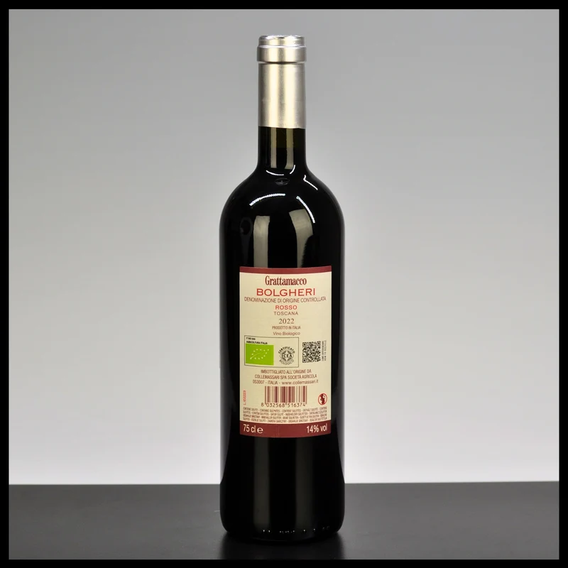 Bolgheri Rosso Grattamacco DOC 2022 0,75L - 14% Vol.