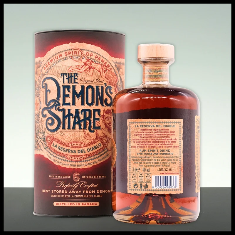 Demon's Share 6 YO "La Reserva del Diablo" 0,7L - 40% Vol.