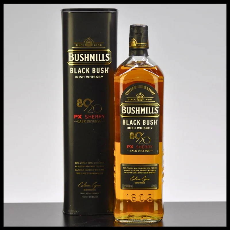 Bushmills Black Bush 80/20 PX Sherry Cask Reserve Irish Whiskey 1L - 40% Vol.