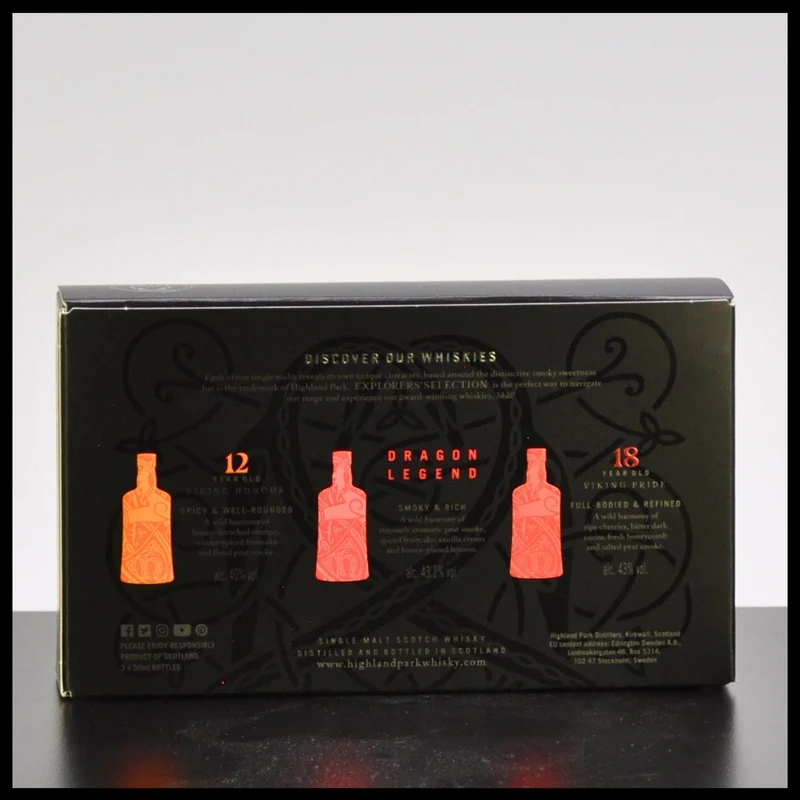 Highland Park Explorers Selection 3x 0,05L - 42,3% Vol.