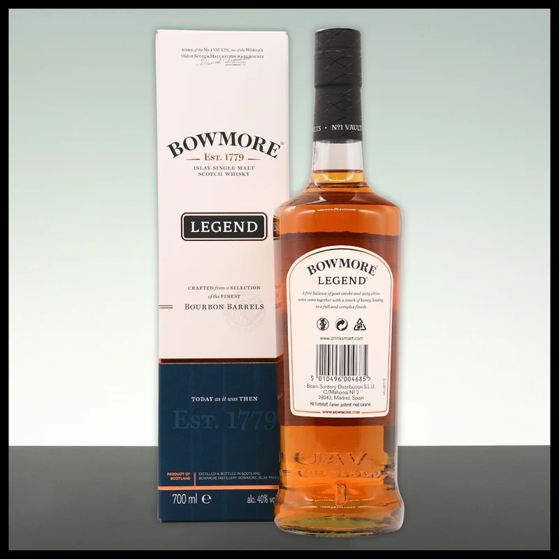 Bowmore Legend Islay Single Malt Whisky 0,7L - 40% Vol.