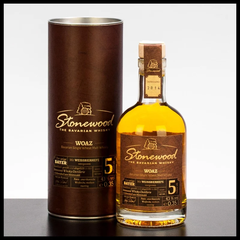 Stonewood Woaz 5 YO Bavarian Whisky 0,35L - 43% Vol.