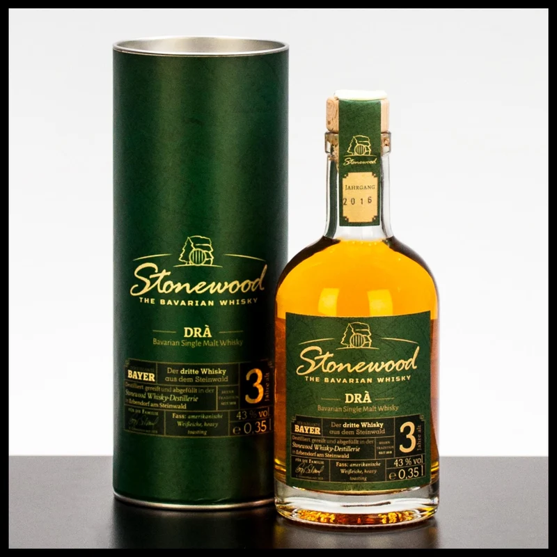 Stonewood Dra 3 YO Bavarian Whisky 0,35L - 43% Vol.