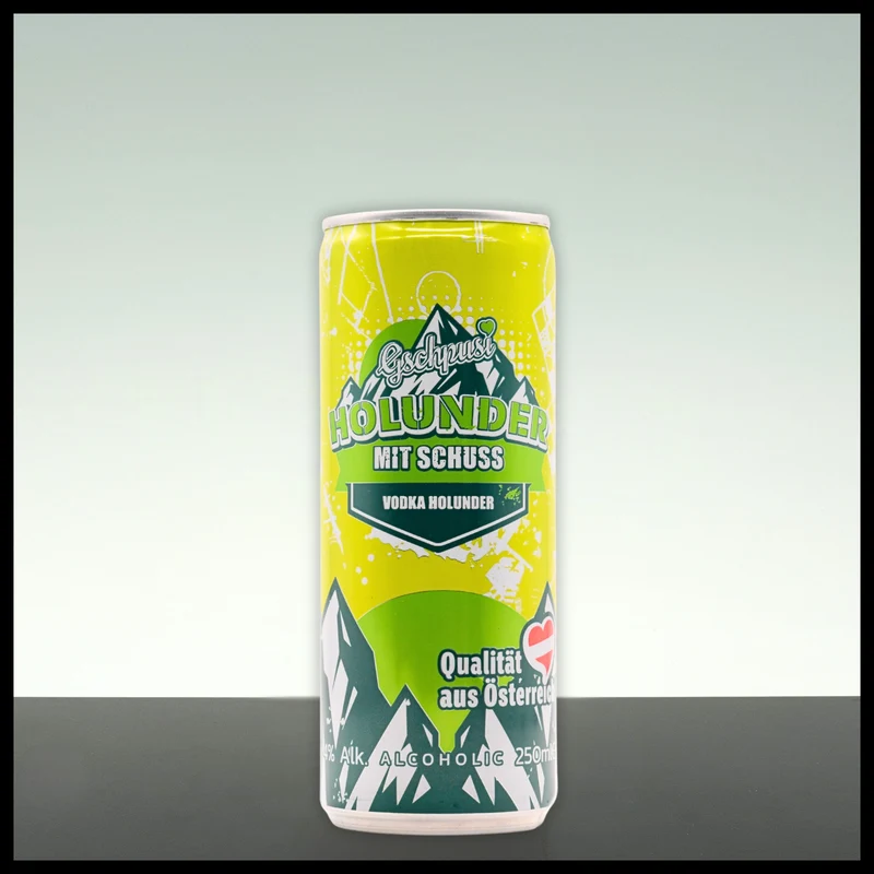 Gschpusi Holunder mit Schuss "Vodka-Holunder" 0,25L - 4% Vol.