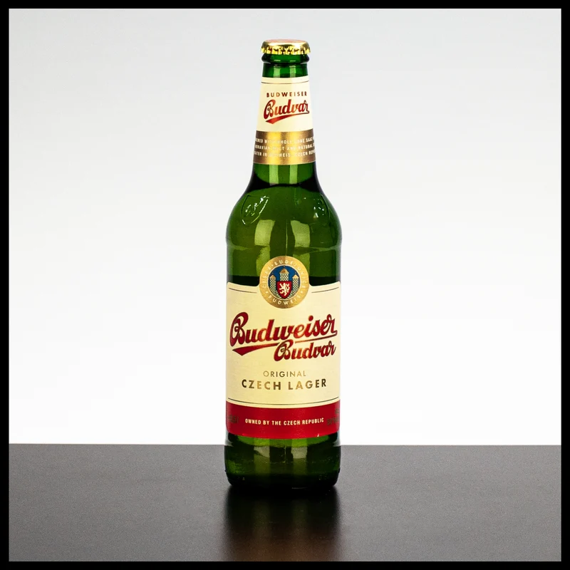 Budweiser Budvar Original Czech Lagerbier 0,5L - 5% Vol.