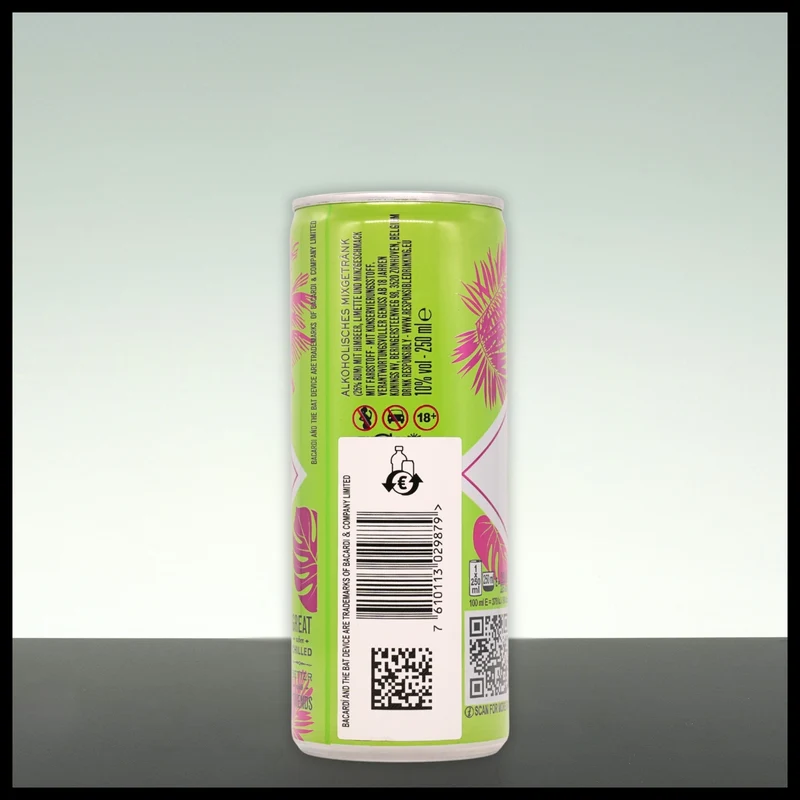 Bacardi Razz Mojito 0,25L - 10% Vol.