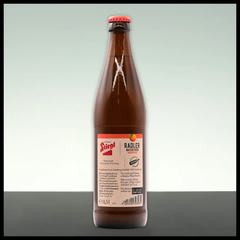 Stiegl Radler Grapefruit Naturtrüb 0,5L - 2% Vol.
