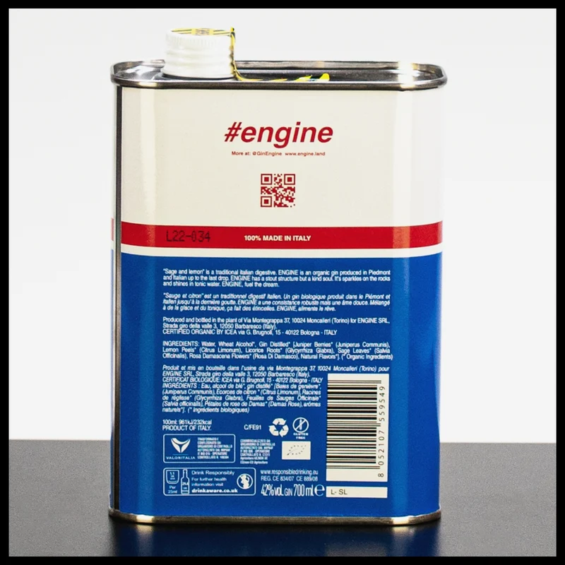 Engine Gin 0,7L - 42% Vol.
