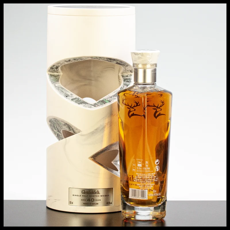 Glenfiddich 40 YO “Time Series” Single Malt Whisky 0,7L - 44,6% Vol.