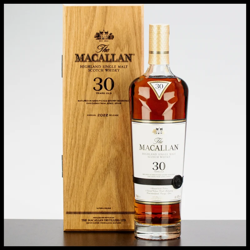 Macallan 30 YO Sherry Oak 2022 Release 0,7L - 43% Vol.
