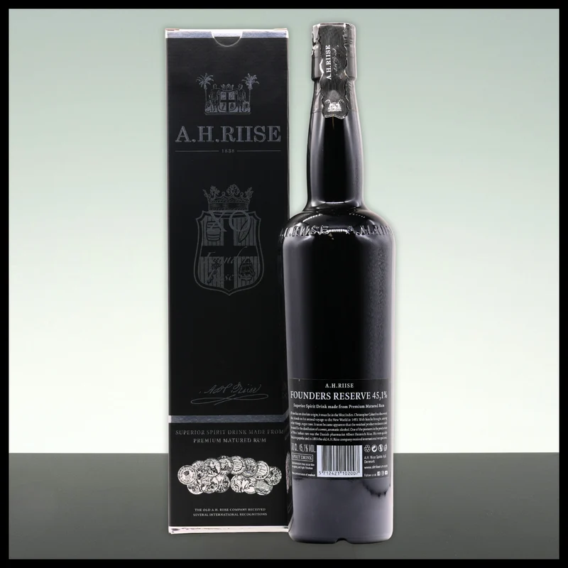 A.H. Riise XO Founders Reserve Rum Nr. 4 0,7L - 45,1% Vol.