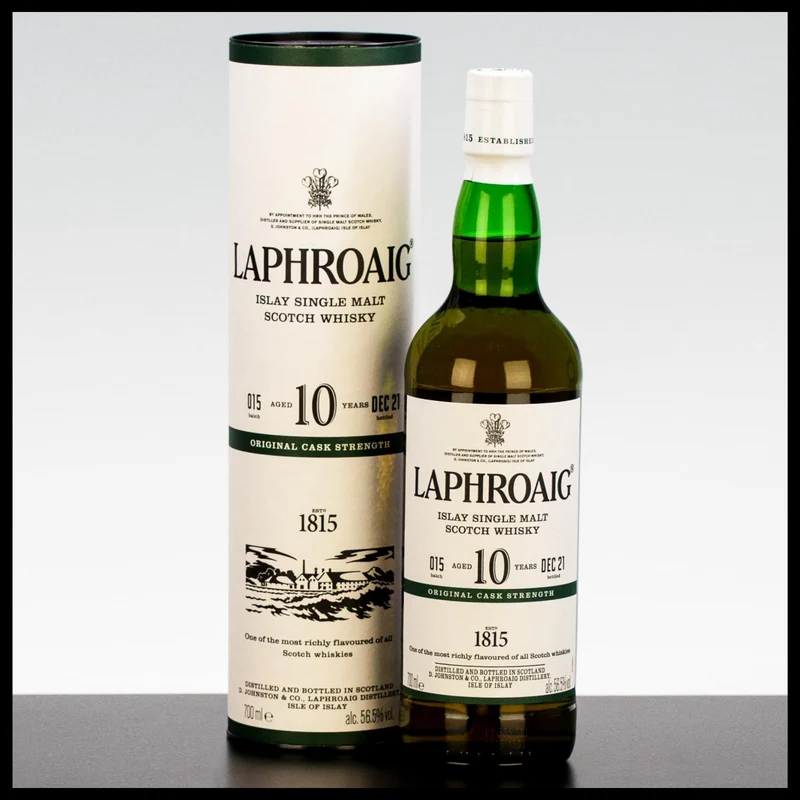 Laphroaig 10 YO Cask Strength 2021 Batch 15 0,7L - 56,5% Vol.