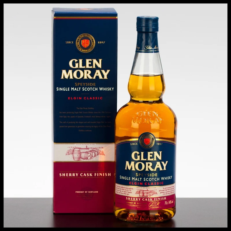 Glen Moray Elgin Classic Sherry Cask Finish Whisky 0,7L - 40% Vol.
