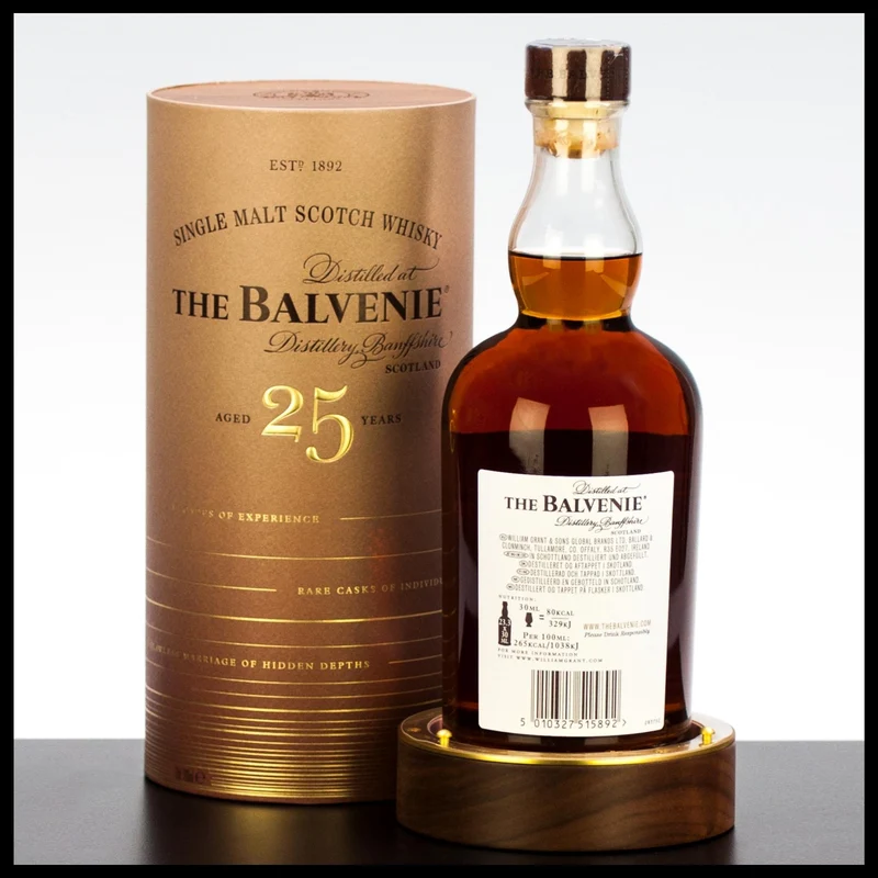 The Balvenie 25 YO Single Malt Whisky 0,7L - 48% Vol.