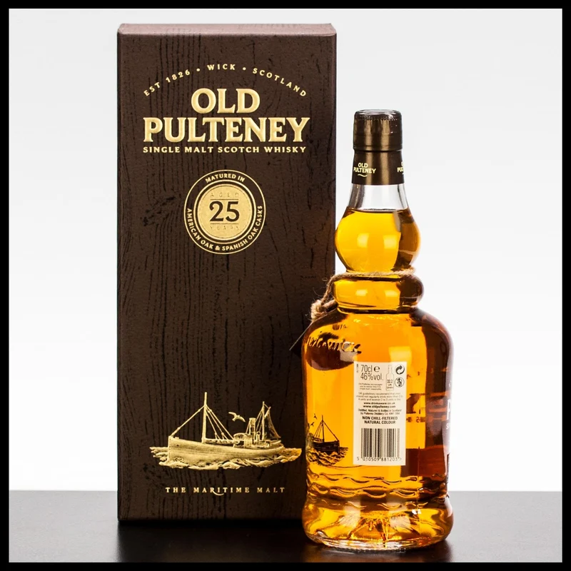 Old Pulteney 25 YO Single Malt Whisky 0,7L - 46% Vol.