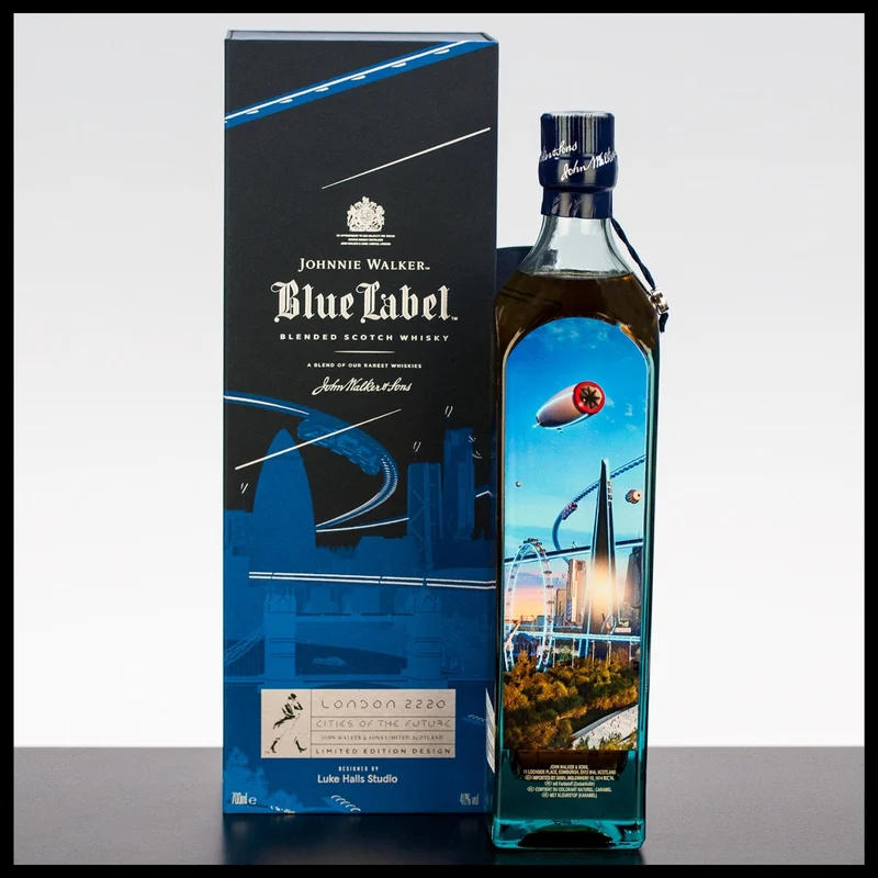 Johnnie Walker Blue Label Cities of the Future “London 2220” Edition Whisky 0,7L - 40% Vol.