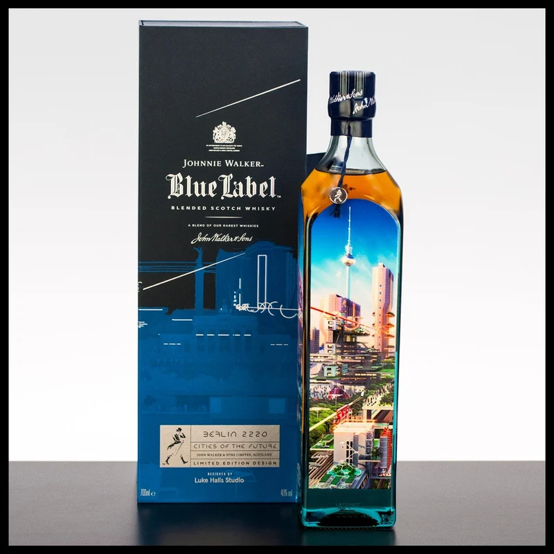 Johnnie Walker Blue Label Cities of the Future “Berlin 2220” Edition Whisky 0,7L - 40% Vol.
