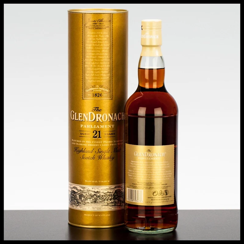 GlenDronach 21 YO Parliament Single Malt Whisky 0,7L - 48% Vol.