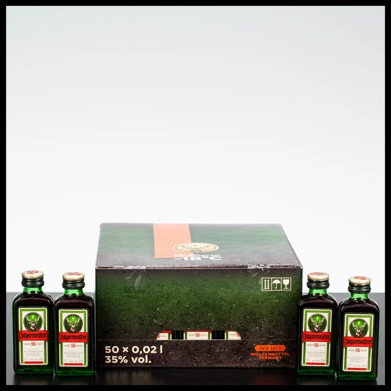 Jägermeister 50x 0,02L - 35% Vol.