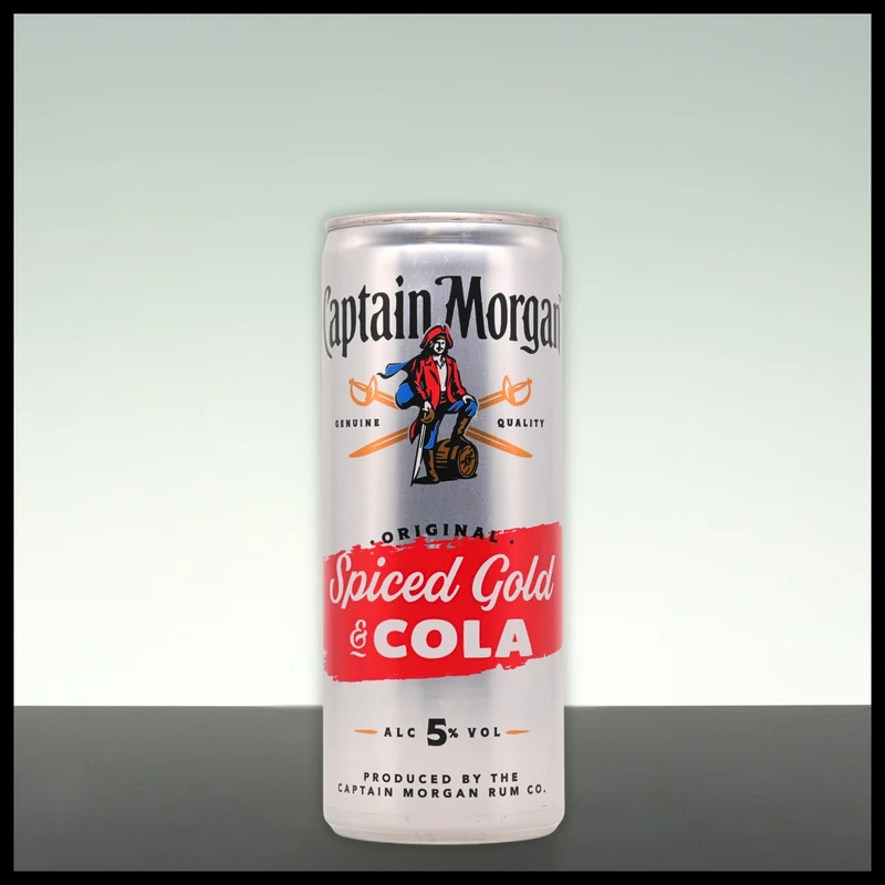 Captain Morgan & Cola 0,25L - 5% Vol.