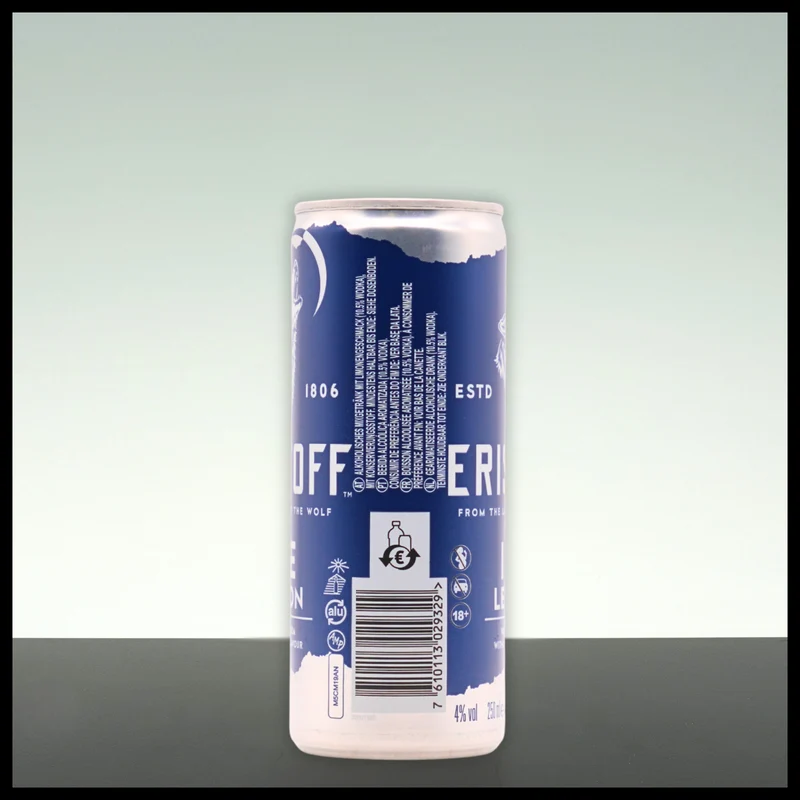 Eristoff ICE Lemon 0,25L - 4% Vol.