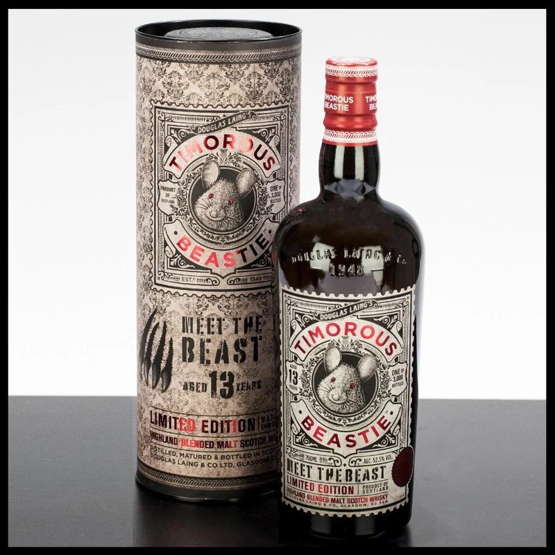 Timorous Beastie 13 YO Meet the Beast Limited Edition Whisky 0,7L - 52,5% Vol.