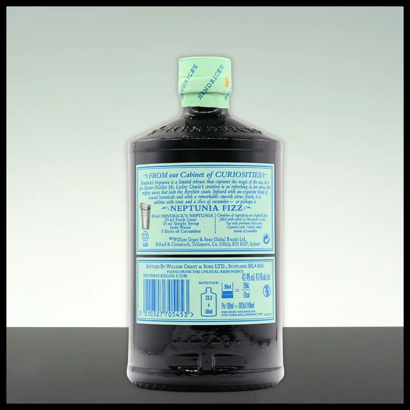 Hendrick’s NEPTUNIA Gin 0,7L - 43,4% Vol.