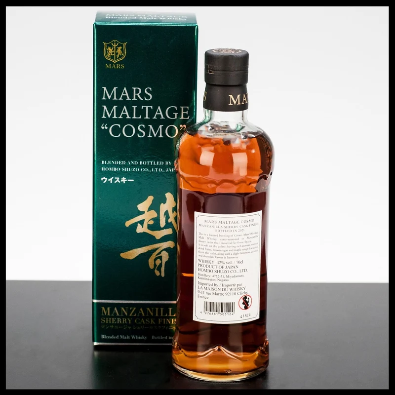 Mars Maltage Cosmo Manzanilla Cask Finish 0,7L - 42% Vol.
